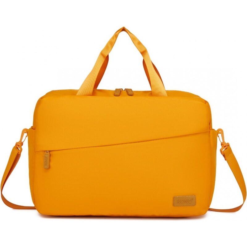Konofactory Žltá cestovná taška na notebook Pulse - veľ. M 62219373
