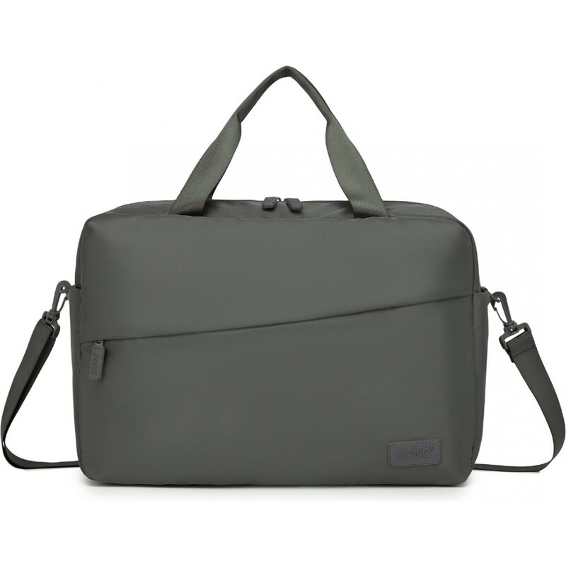 Konofactory Sivá cestovná taška na notebook Pulse - veľ. M 62219372