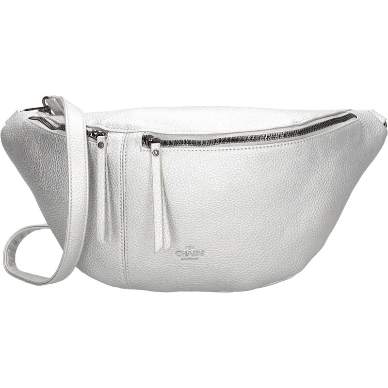 Charm London Strieborná elegantná kožená ľadvinka „Unique“ 62219322