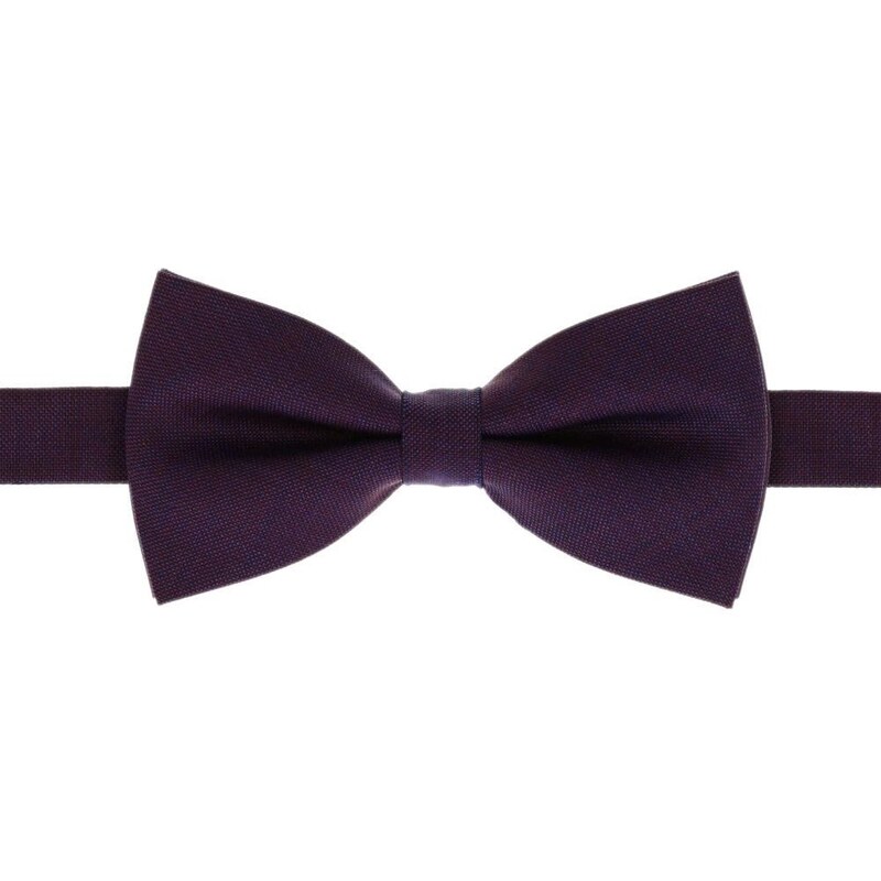 Štýlový fialový vlnený pánsky motýlik 62353557