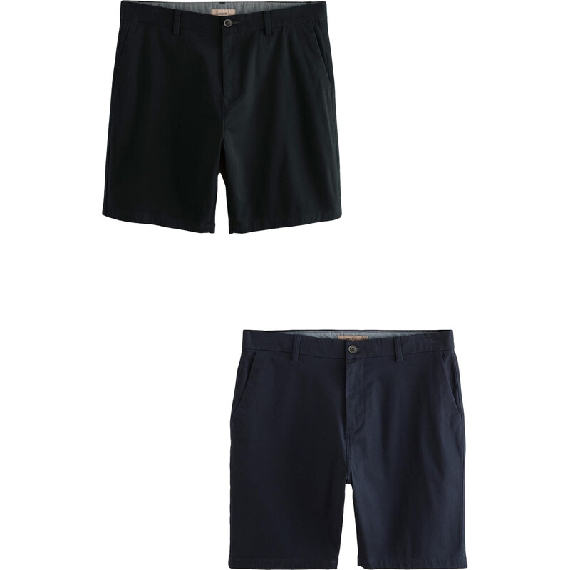 Next Chino nohavice námornícka modrá / čierna 62225635