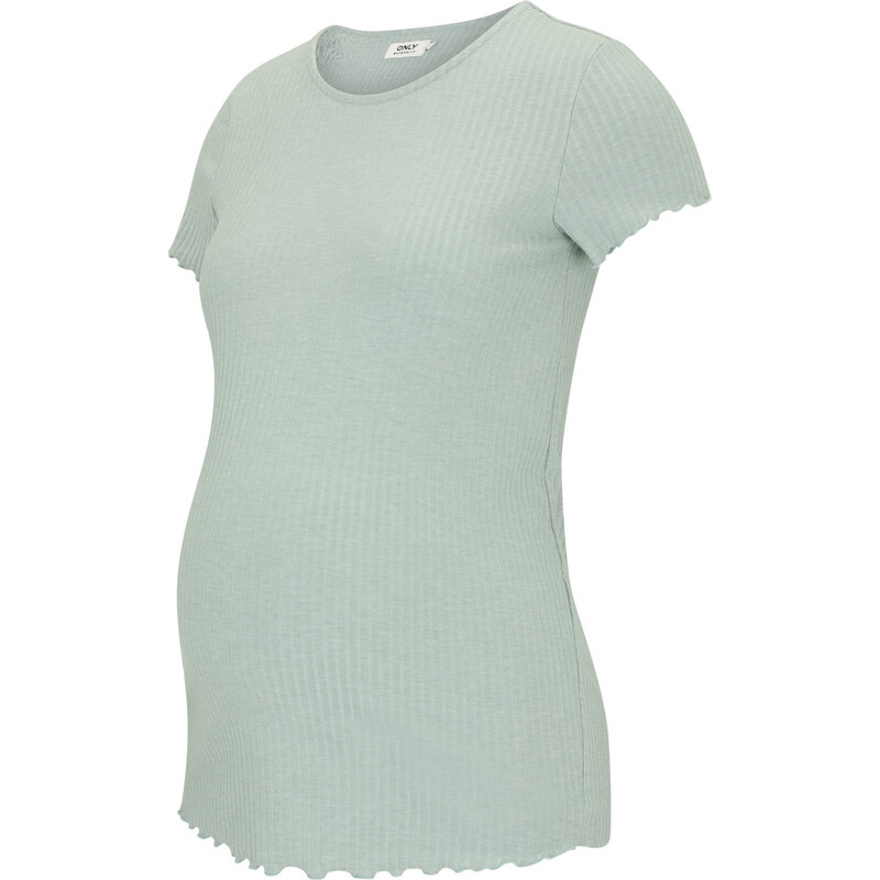 Only Maternity Tričko Emma pastelovo zelená 66789597