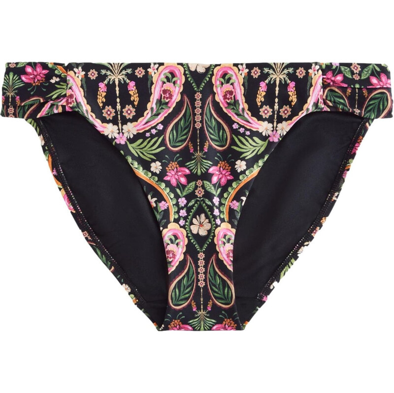 Next Bikinové nohavičky tmavozelená / ružová / čierna 62530122