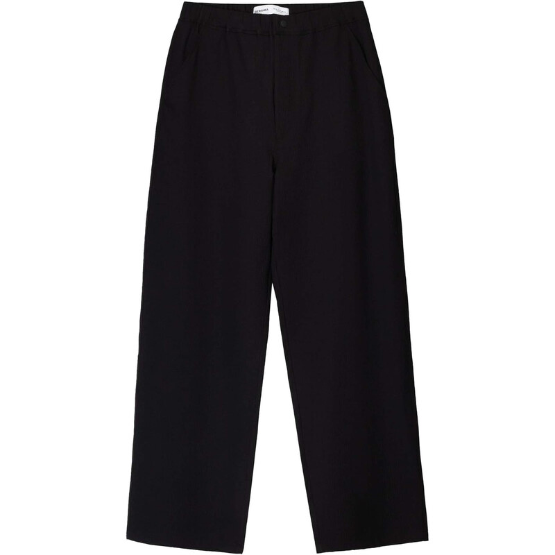 Bershka Nohavice čierna 63158899