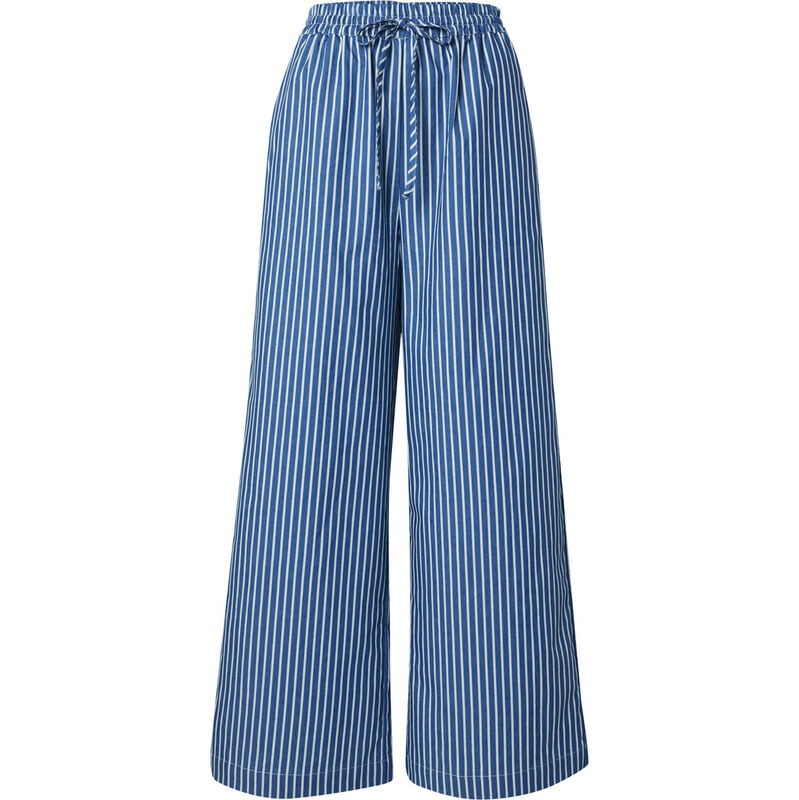 Lollys Laundry Nohavice enciánová / biela 62759727