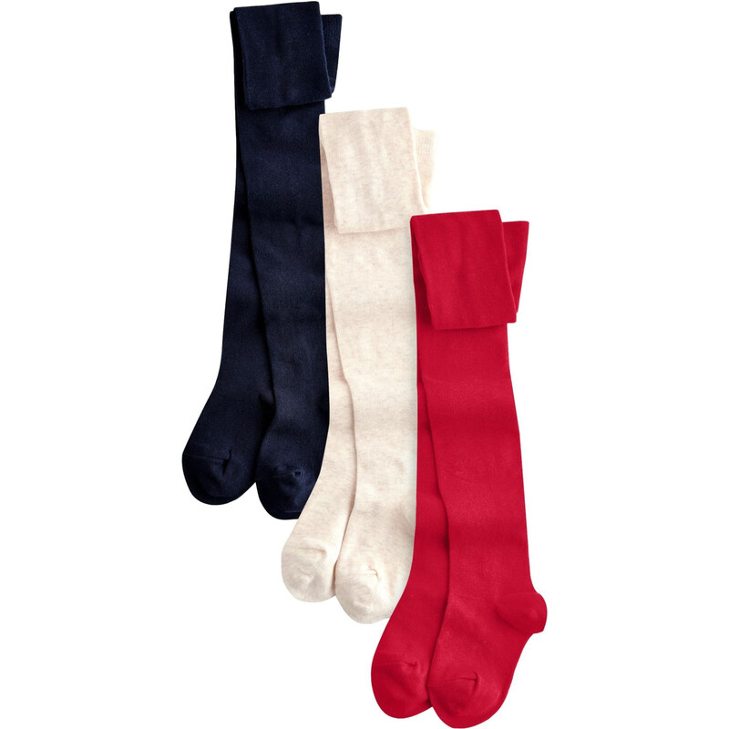 Next Pančuchy béžová / krvavo červená / čierna 62224947