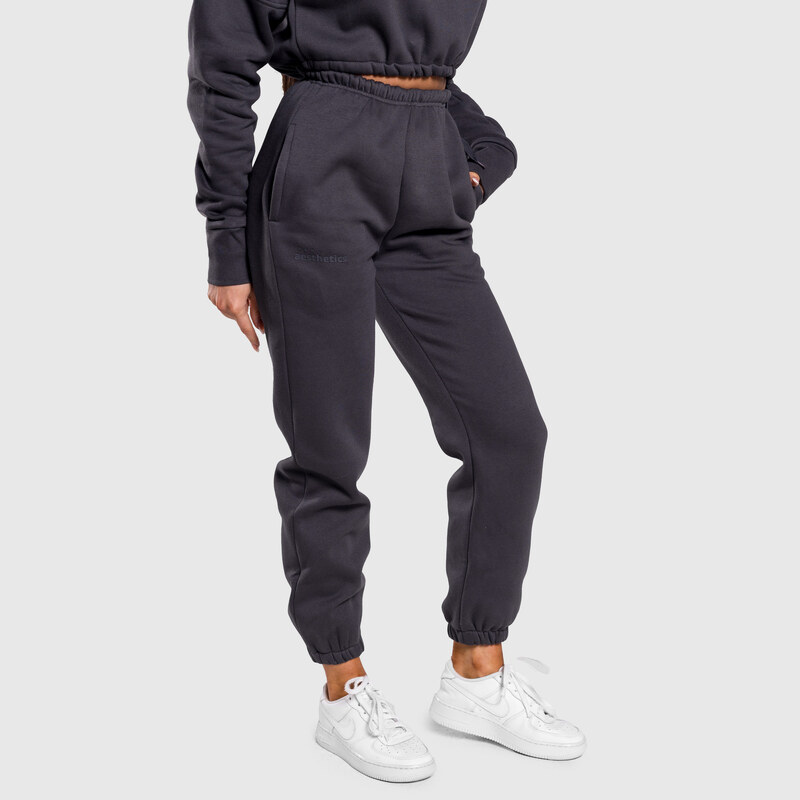 Dámske oversized tepláky Iron Aesthetics Simone, sivé 62229158