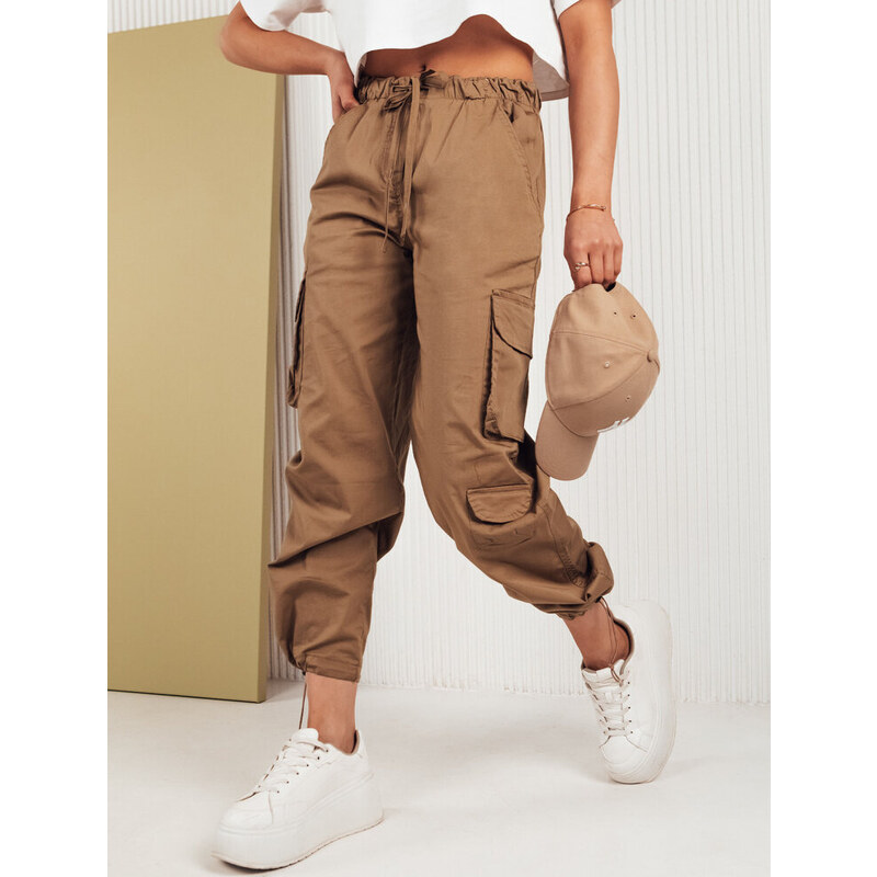 BASIC Svetlohnedé cargo nohavice MIRI UY1680 45918393