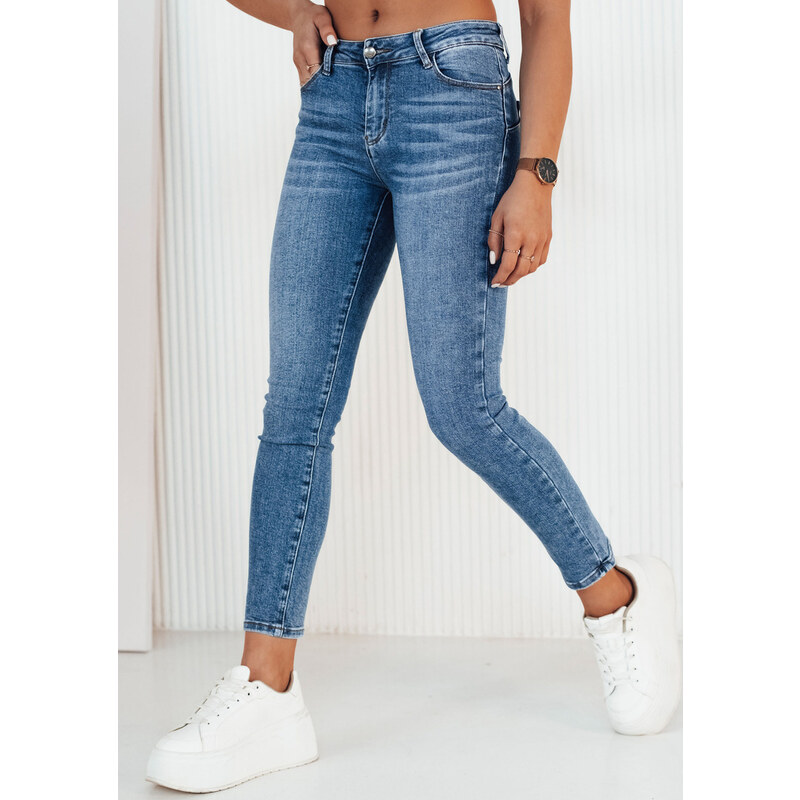 BASIC Modré džínsové nohavice BEVINO UY1919 49358293