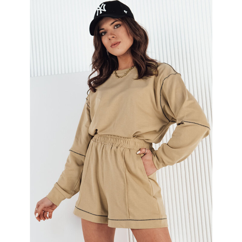 BASIC Tmavobéžová krátka súprava PULGAR AY1012 50105072