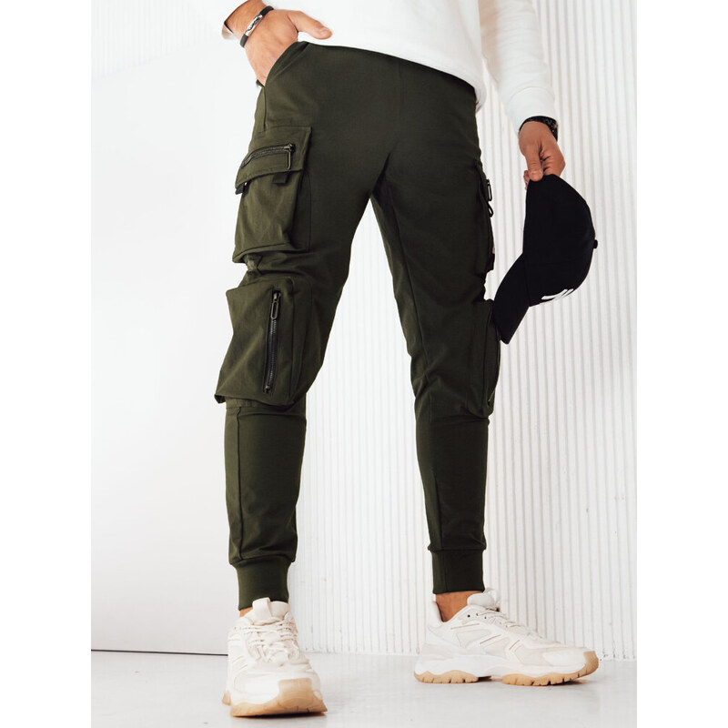 BASIC Khaki cargo nohavice UX4171 50105101