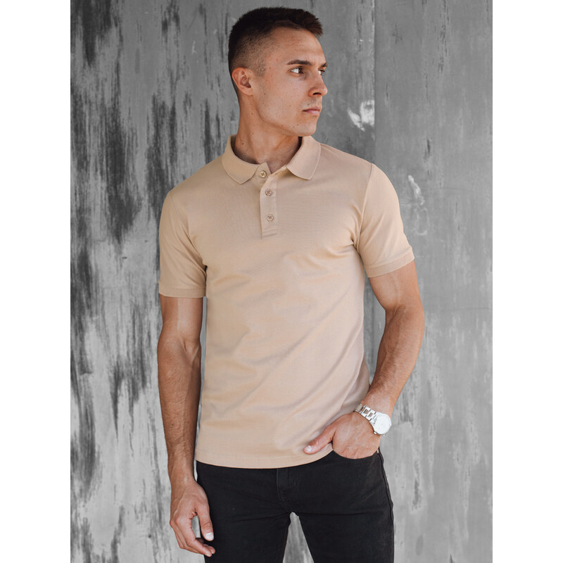 BASIC Béžové polo triko PX0600 52672839