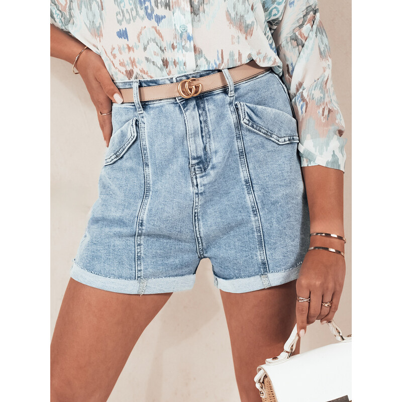 BASIC Modré džínsové kraťase DENIMCUTS SY0334 52672935