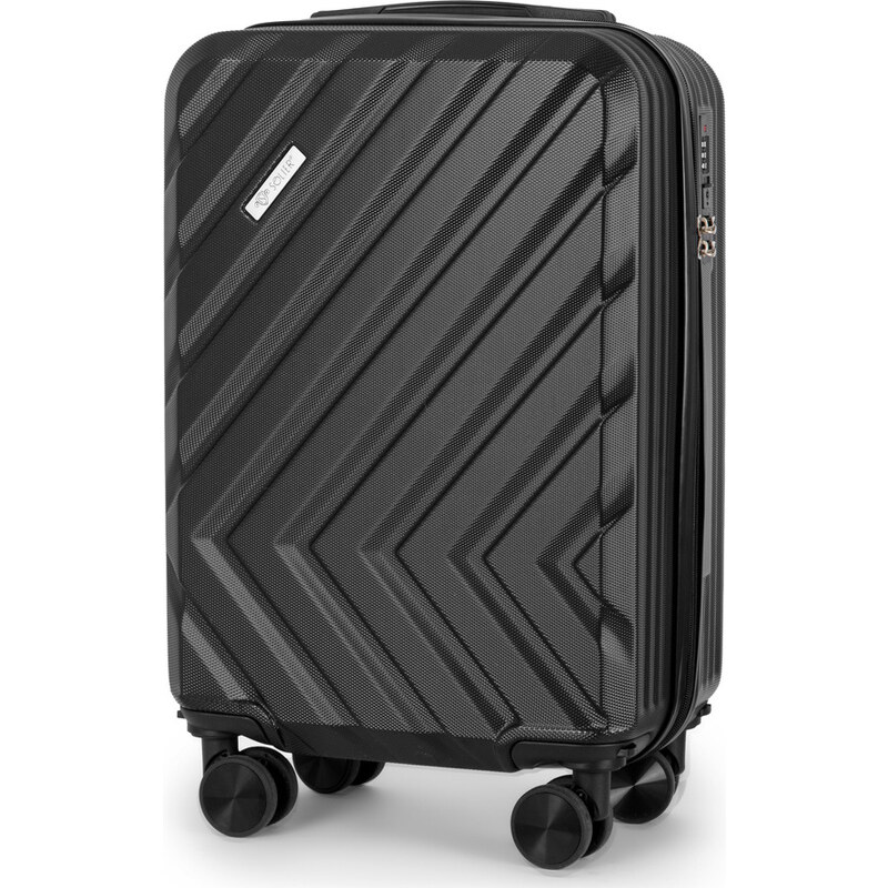 BASIC SOLIER čierny cestovný kufor KYOTO veľ. S STL1071 BLACK 20 S) 55033075