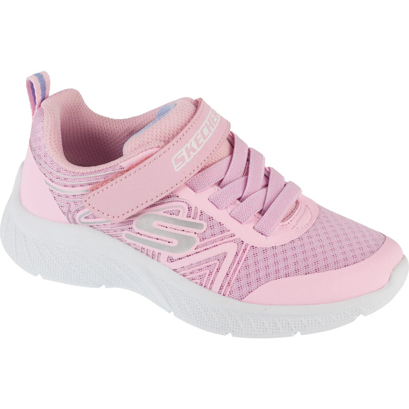 Svetloružové detské tenisky Skechers Microspec Plus - Swirl Sweet 62231519