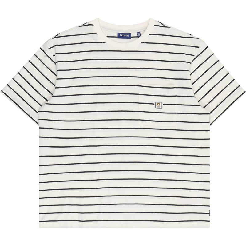 Only & Sons Junior Tričko OSJKENGE krémová / čierna 62240834