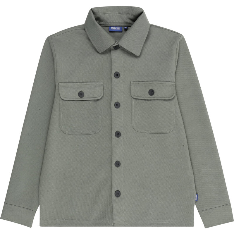 Only & Sons Junior Košeľa OSJNEW KODYL zelená 62241083