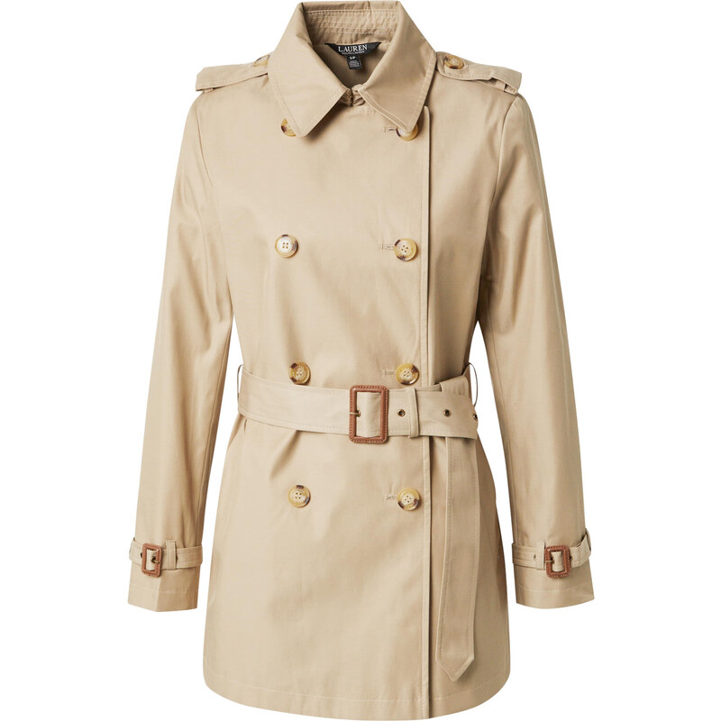 Lauren Ralph Lauren Prechodný kabát svetlobéžová 62241070