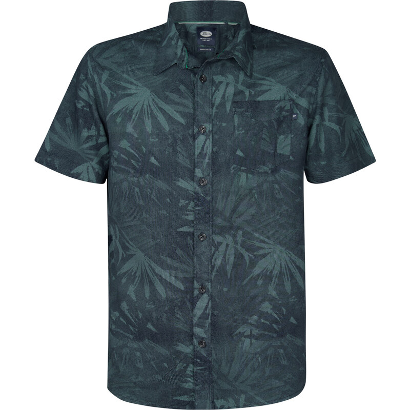 Petrol Industries Košeľa Seafoamview tyrkysová / petrolejová 62240179