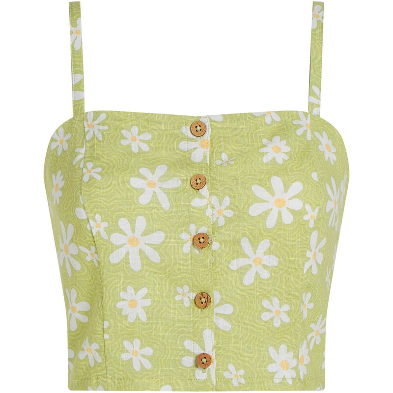 ONEILL Top pastelovo zelená / svetlozelená / svetlooranžová / biela 62241193