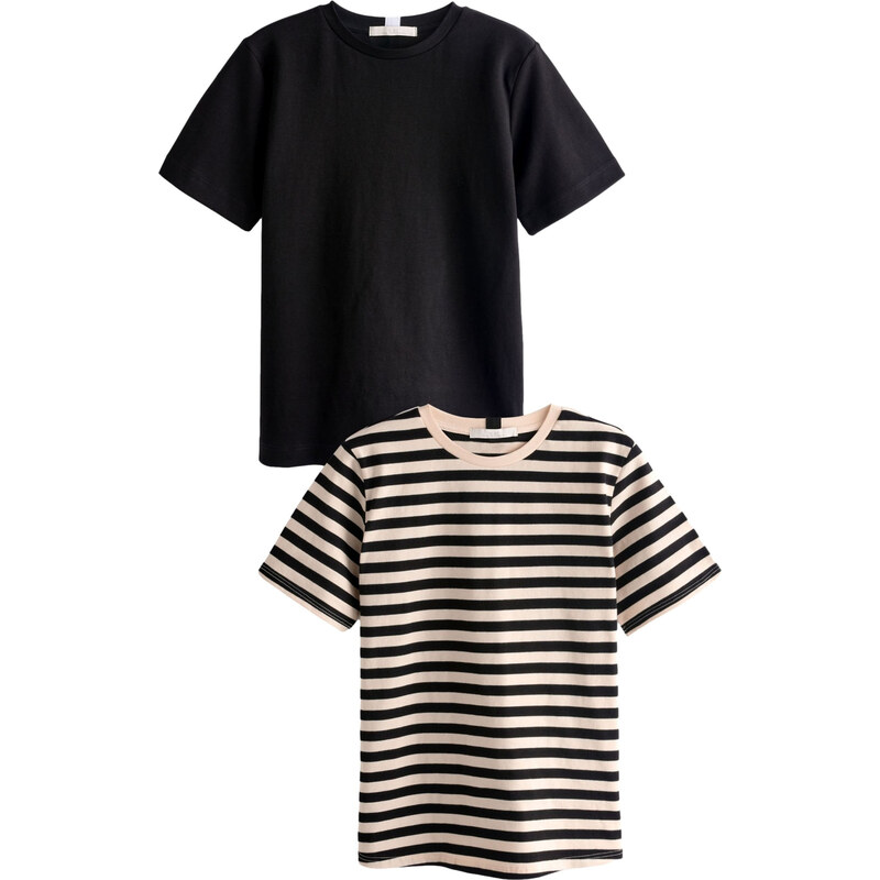 Next Tričko krémová / čierna 62250330