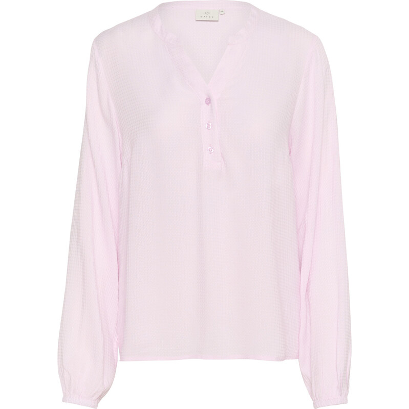 Kaffe Blúzka KA Mathilde pastelovo ružová 62239859