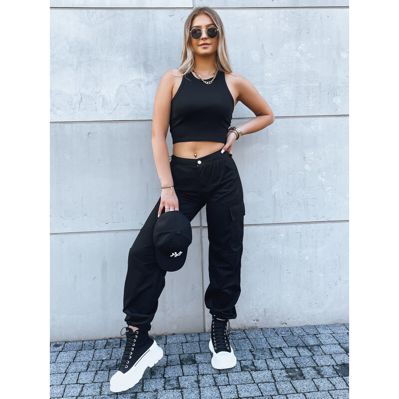 BASIC Čierne kapsáčové nohavice ADVENTURE UY1640 45532236