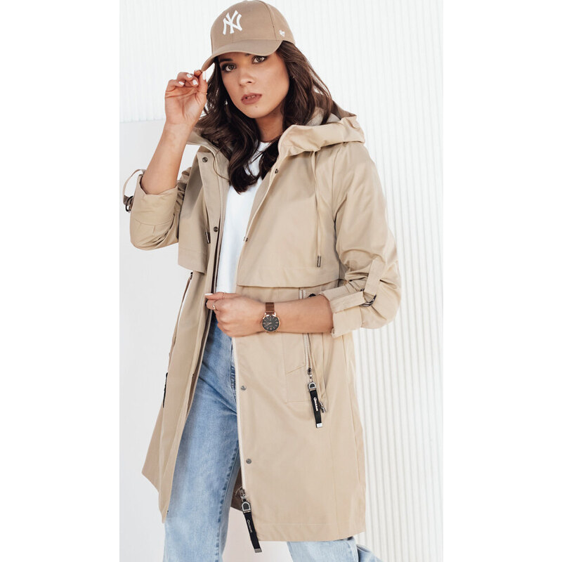 BASIC Béžová prechodná parka TILSON TY4192 49386127