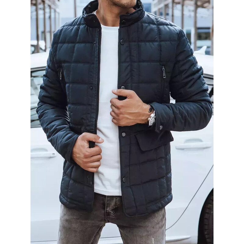 BASIC Tmavomodrá prešívaná bunda TX4135 53694688