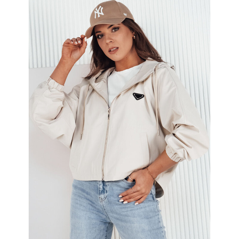 BASIC Svetlobéžová oversize ľahká bunda CATRAL TY4191 49386130