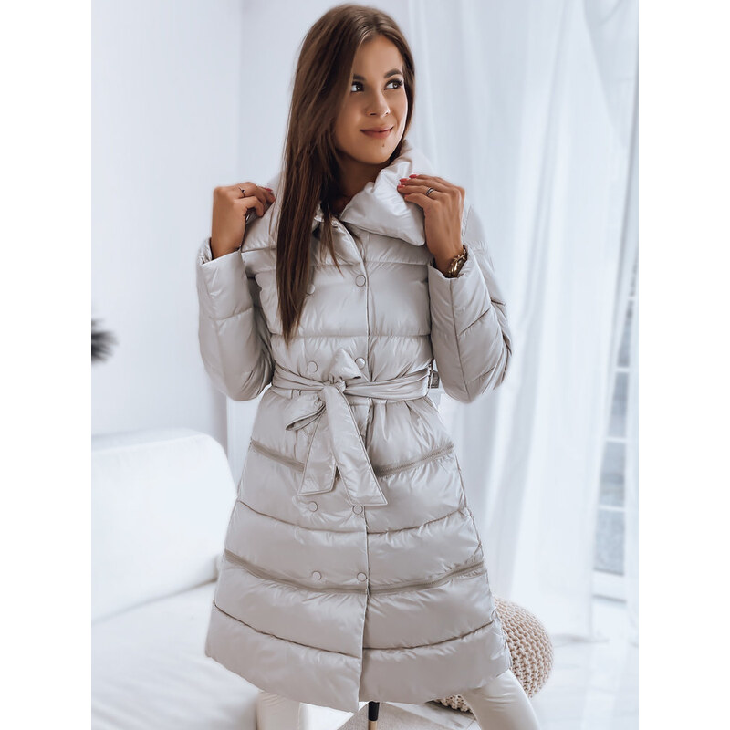 BASIC Béžový prešívaný kabát 3v1 LONDON PREMIUM TY3162 35600124