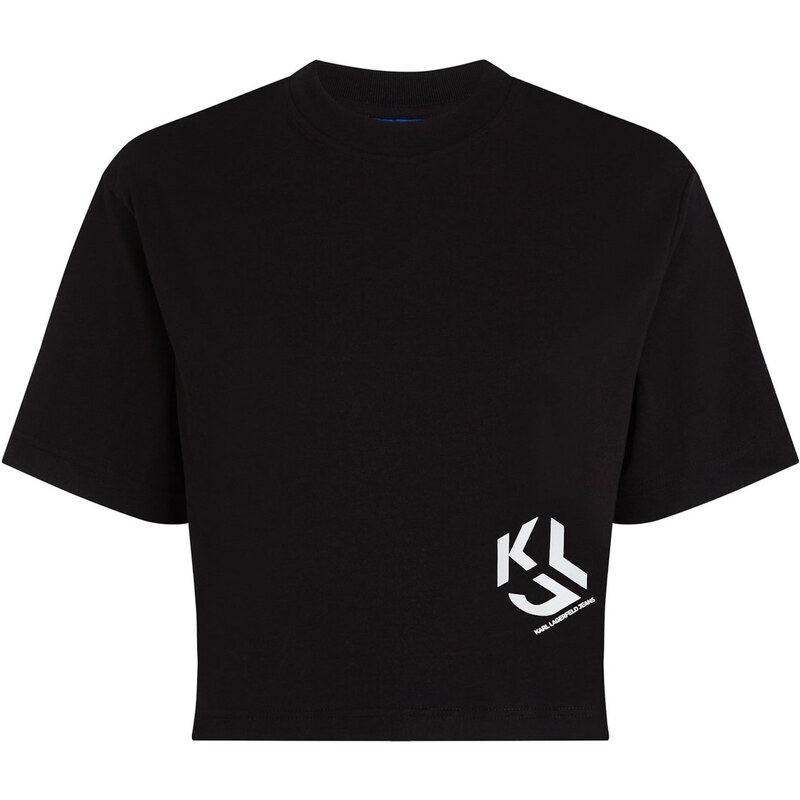 KARL LAGERFELD JEANS Tričko čierna / biela 62250613
