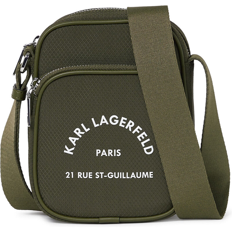 Karl Lagerfeld Taška cez rameno Rue St-Guillaume kaki 62250635