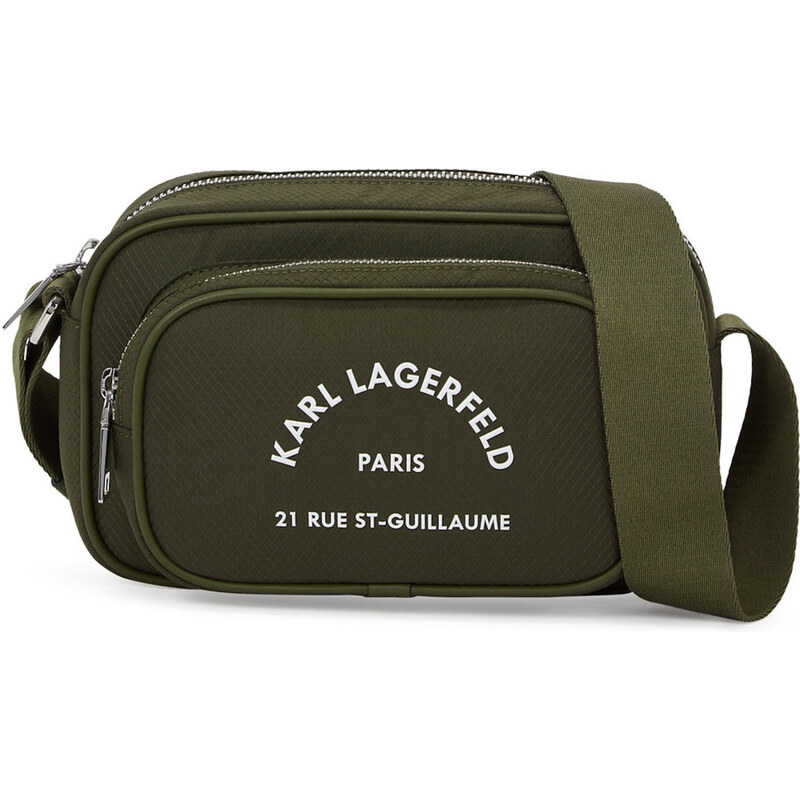 Karl Lagerfeld Taška cez rameno Rue St-Guillaume kaki 62250642