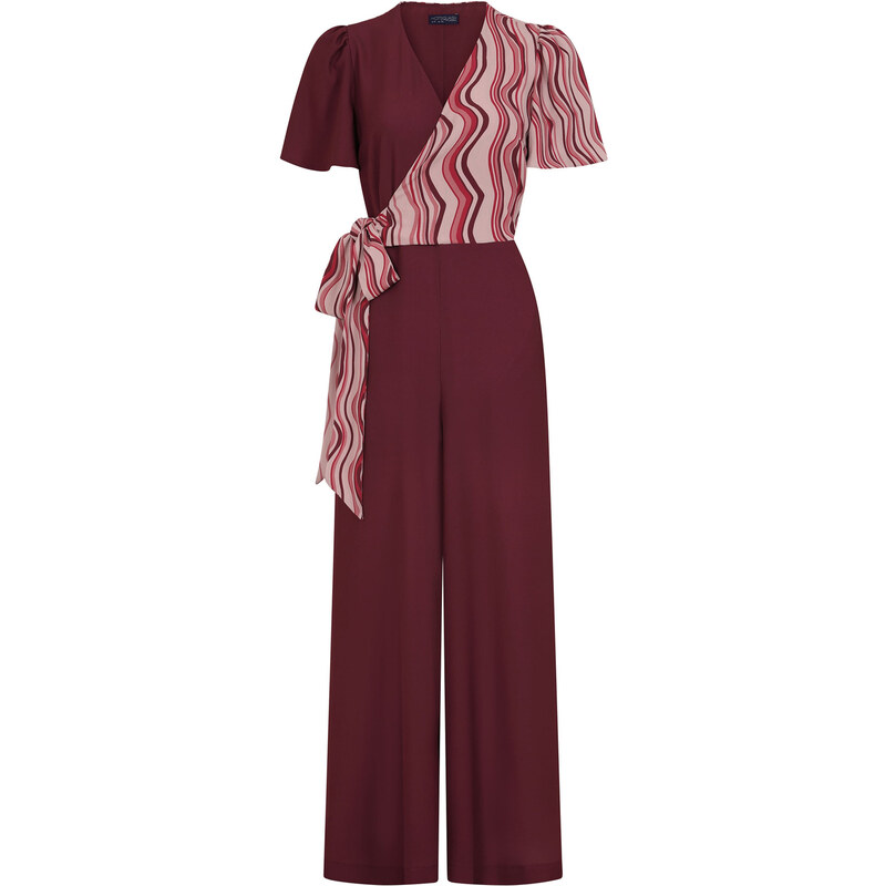 HotSquash Overal svetloružová / burgundská 63079828