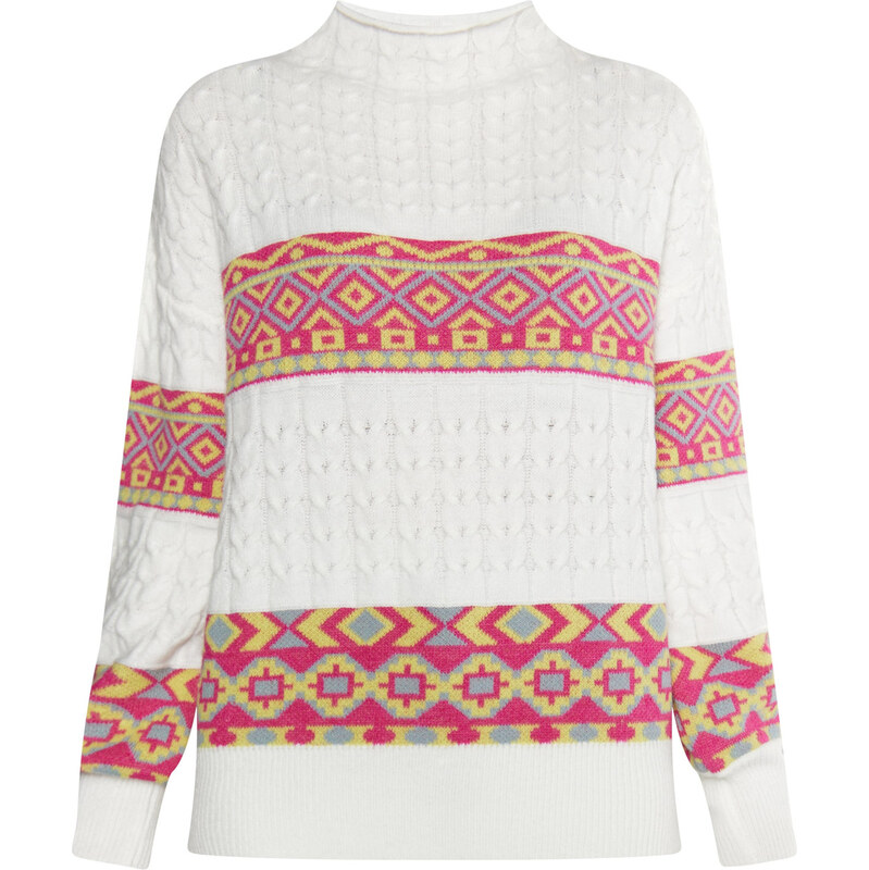 IZIA Sveter svetlomodrá / žltá / ružová / biela 62249858
