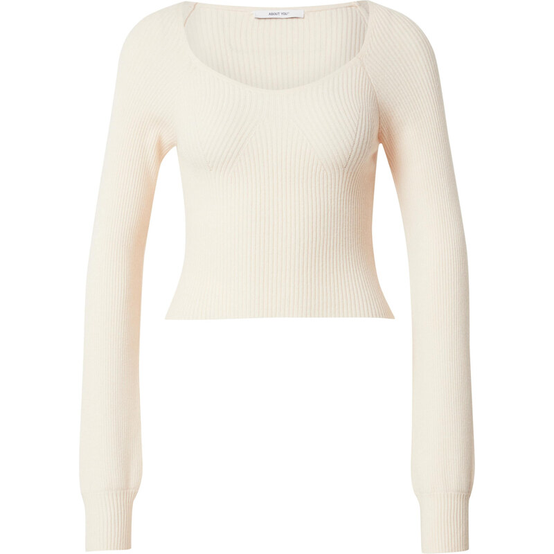 ABOUT YOU Tričko Malina krémová 63155926