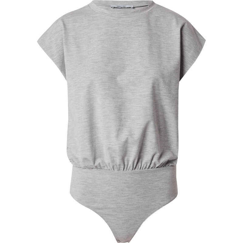 ABOUT YOU Košeľové body Marcella sivá melírovaná 63240120