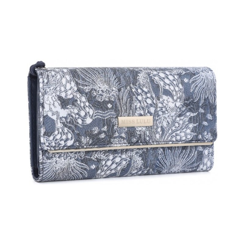 Miss Lulu Peňaženka - vzorovaná s putkom a oraganizérom na karty, 62256119