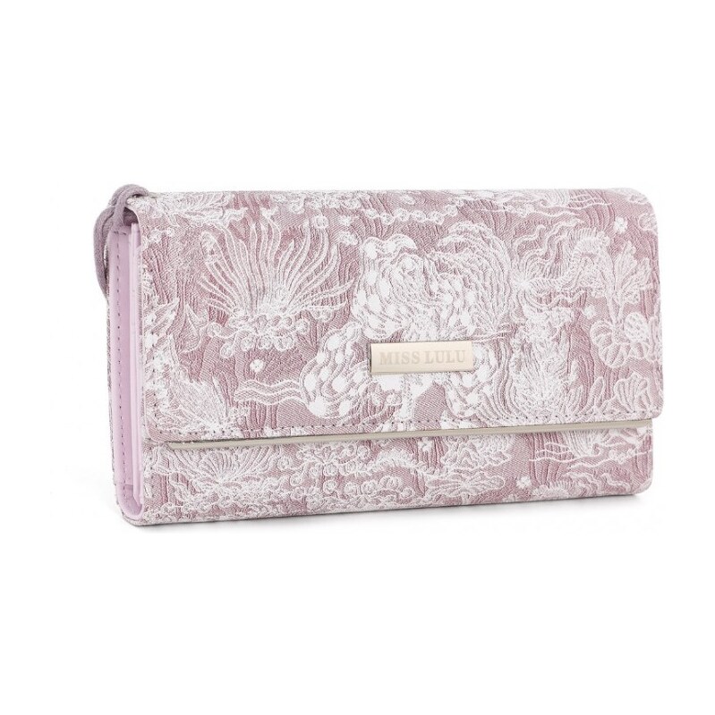 Miss Lulu Peňaženka - vzorovaná s putkom a oraganizérom na karty, 62256118