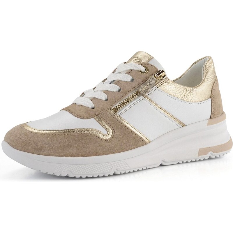 Ara tenisky na kline Neapel-Tron Sand/Platin/Weiss 12-38412-09 63441270