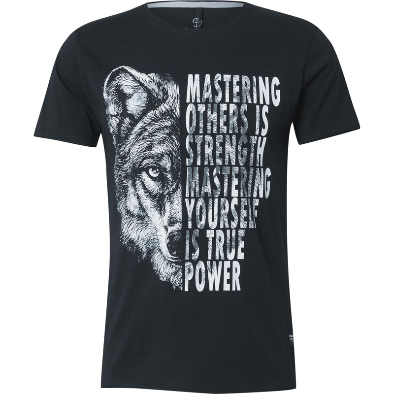 Key Largo Tričko Mastering sivá / čierna / biela 62044969
