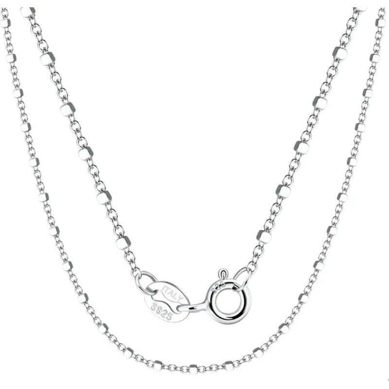 MAJYA Strieborná retiazka DUSTIN 50 cm | šírka 1 mm 11541 64582646