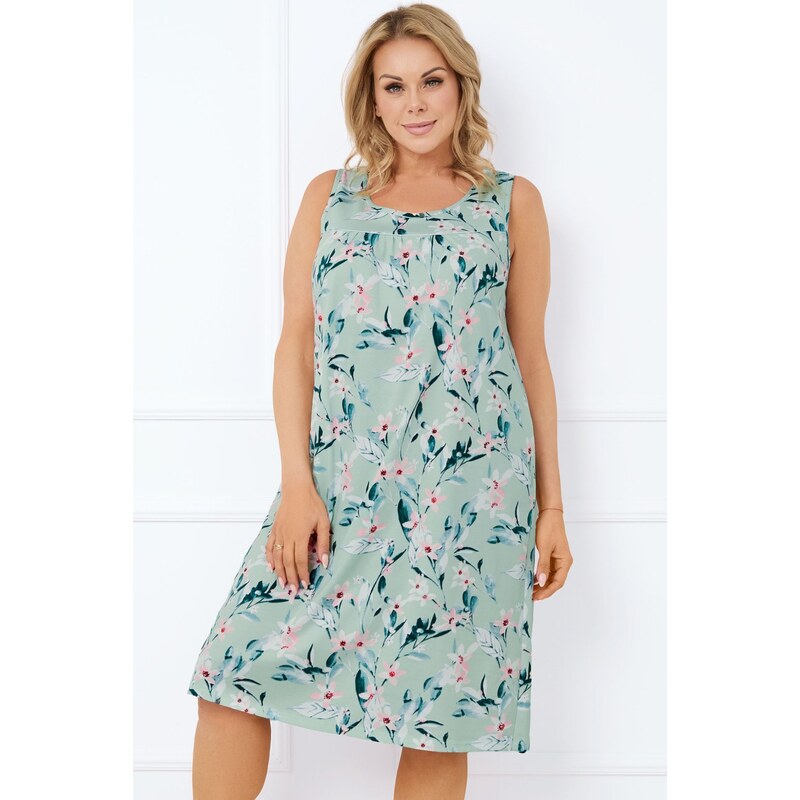 E-shop Italian Fashion nočná košeľa bez rukávu Alwea - bavlna