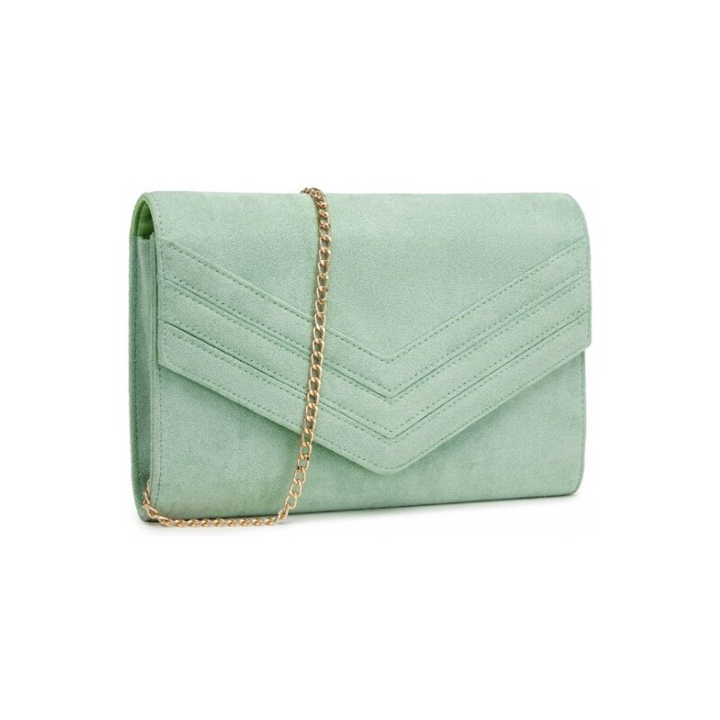 Miss Lulu Kabelka - spoločenská semišová,ver.2, zelená 62262616