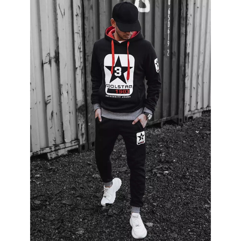 BASIC Čierna pánska teplákovka CoolStar AX0657 39515072