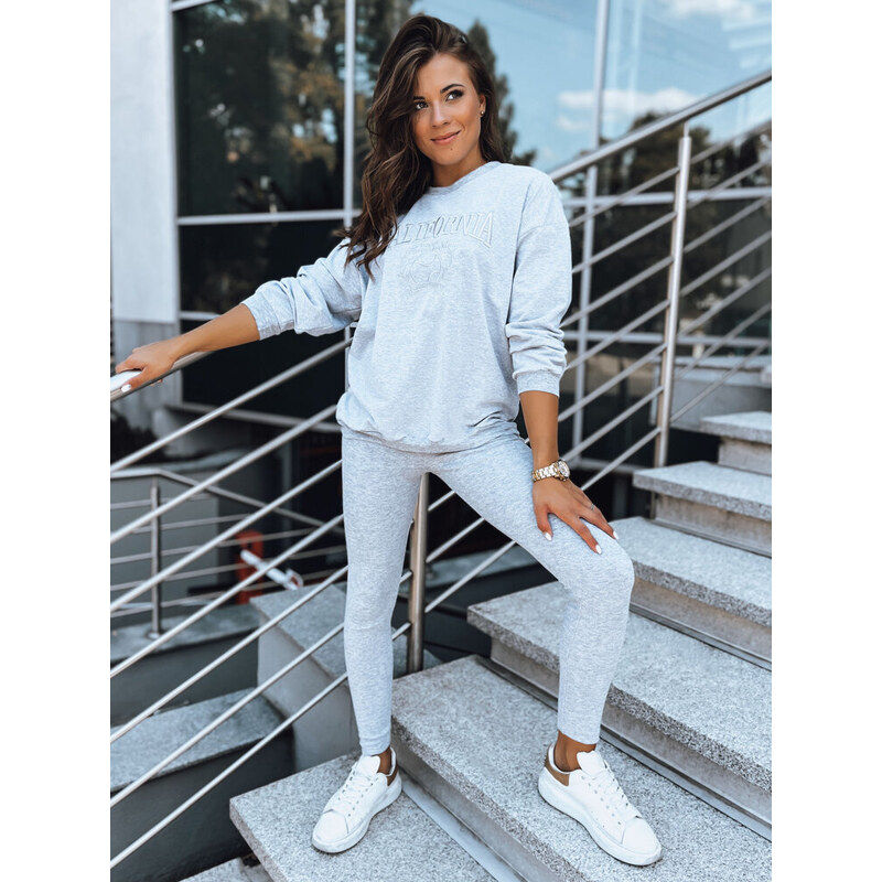 BASIC Sivé dámske legíny CALIFORNIA TEAM UY1708 46438296