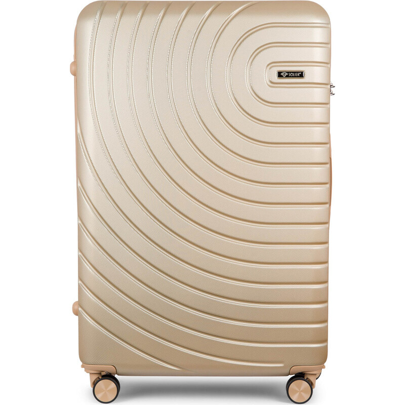 BASIC SOLIER Zlatý cestovný kufor AVENTOR vel. XL STL1064 GOLD 28 XL) 57642246