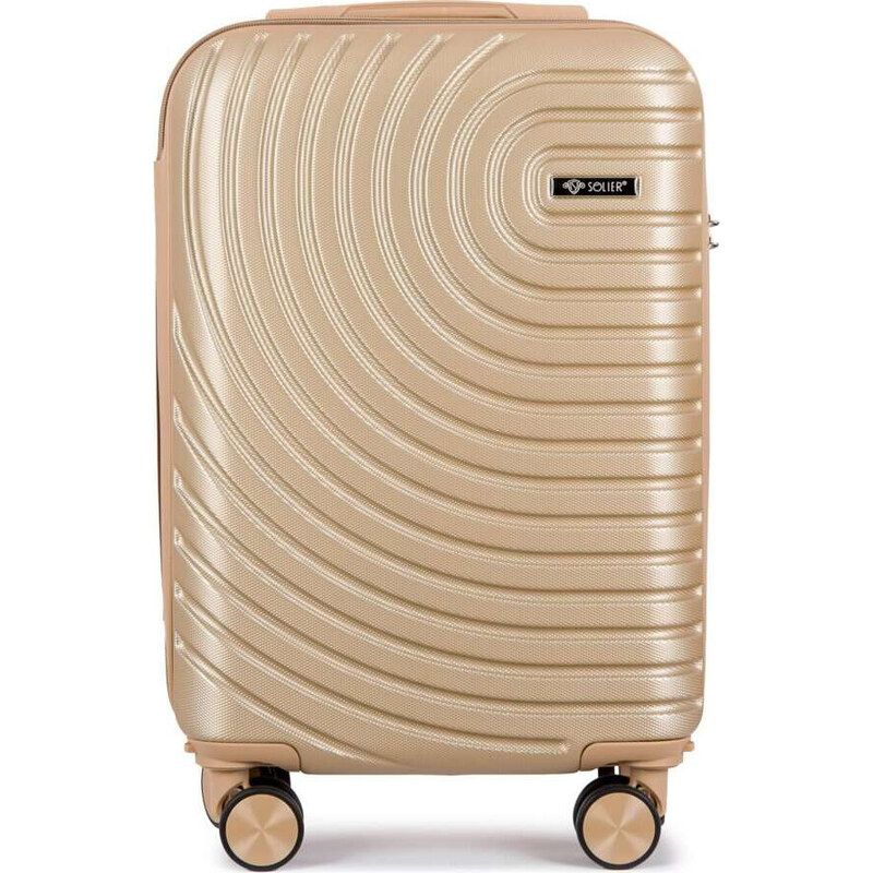 BASIC SOLIER Zlatý cestovný kufor AVENTOR veľ. S STL1064 GOLD 20 S) 57642259