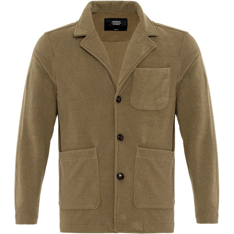 Antioch Prechodná bunda kaki / čierna 62269628